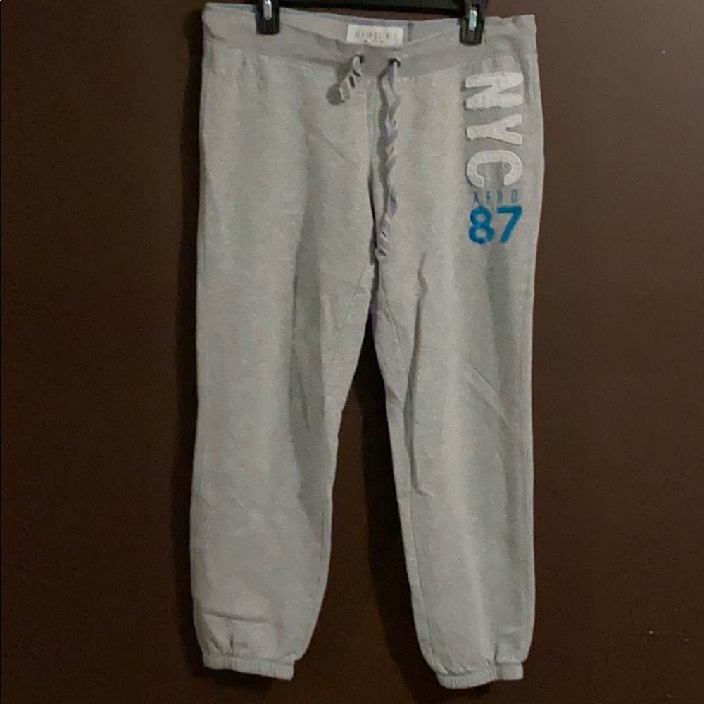 Grey sweatpants